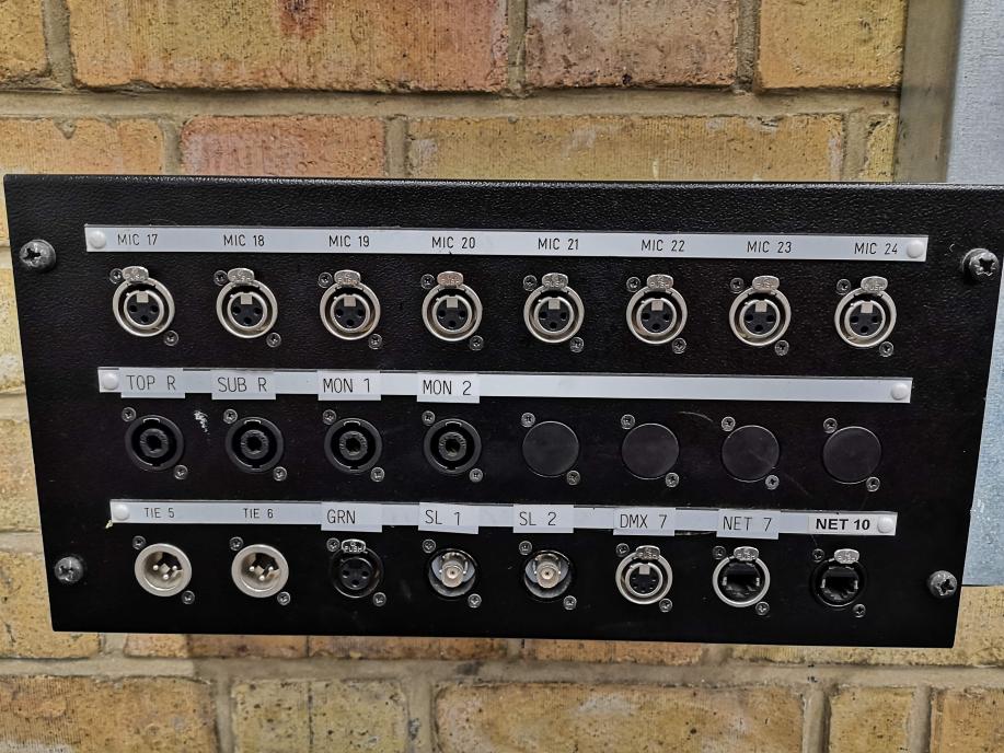 Stage Left Patch Panel